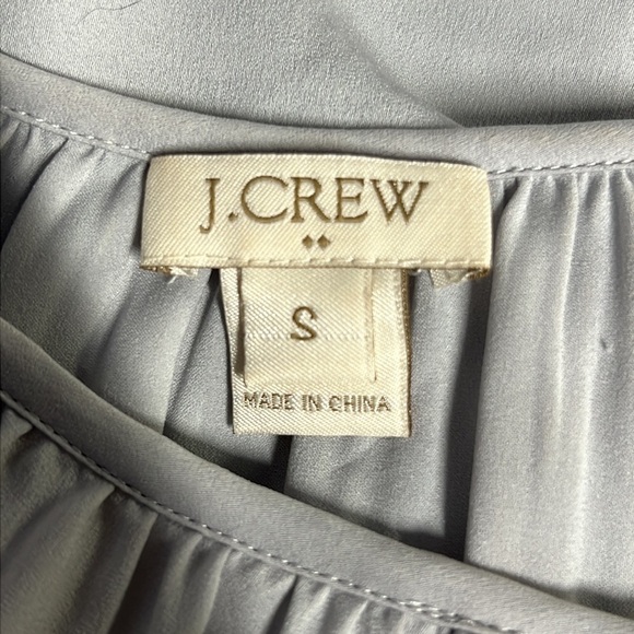 J. CREW SMALL GRAY SILVER LOOSE BLOUSE - Picture 5 of 6